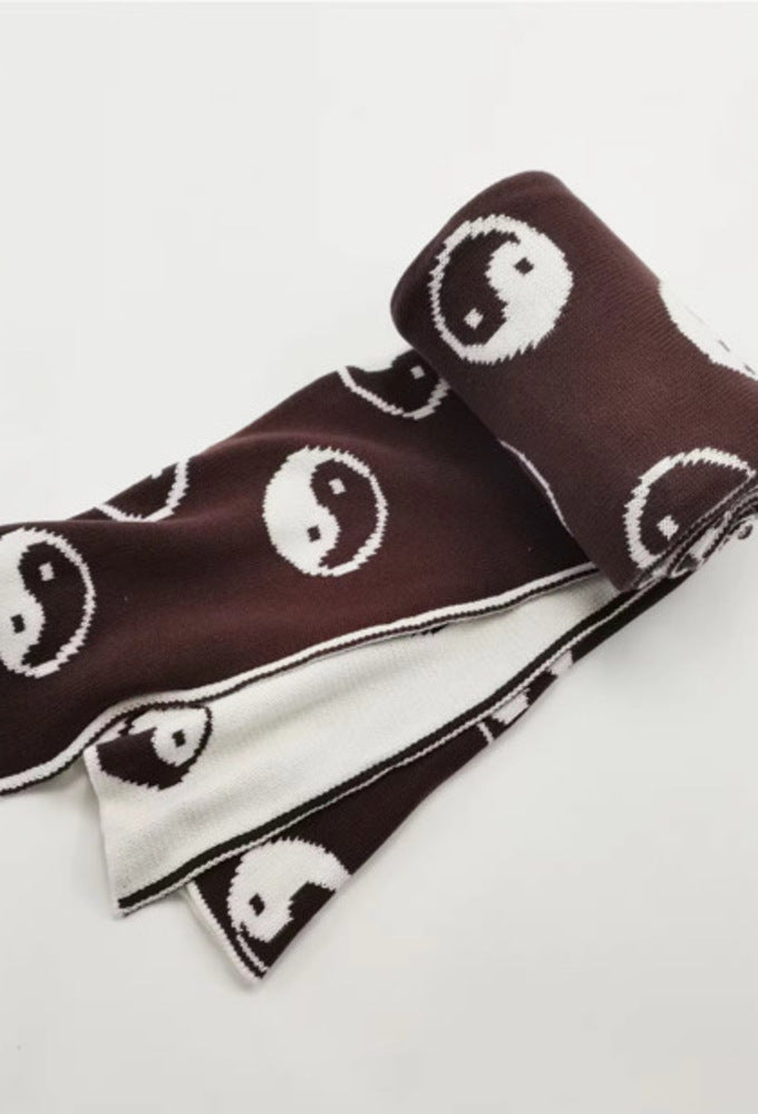 Chocolate Yin Yang Blanket