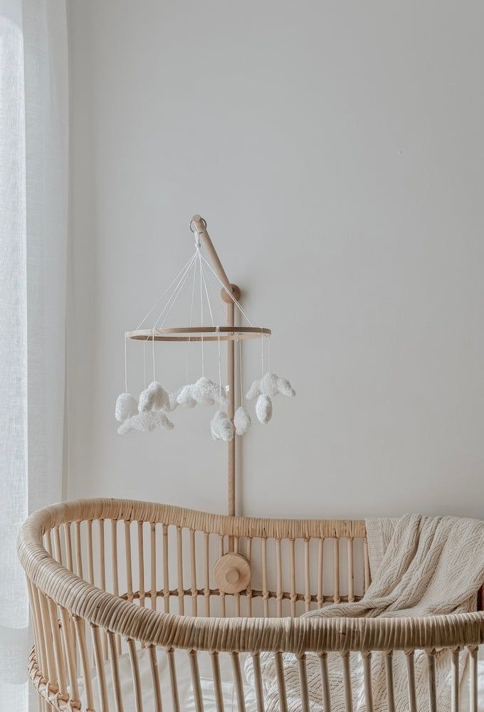 Boucle Clouds Hanging Mobile