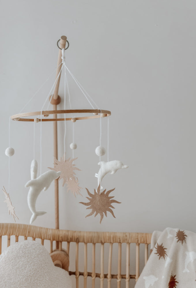 Dolphin Felt Hanging Mobile