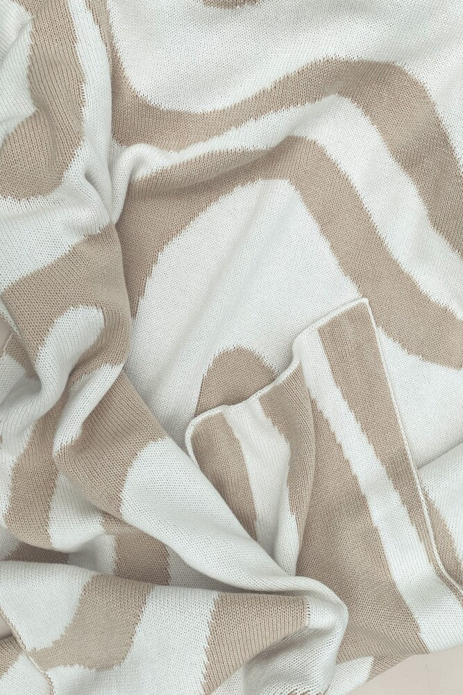 Ripples Blanket Caramel