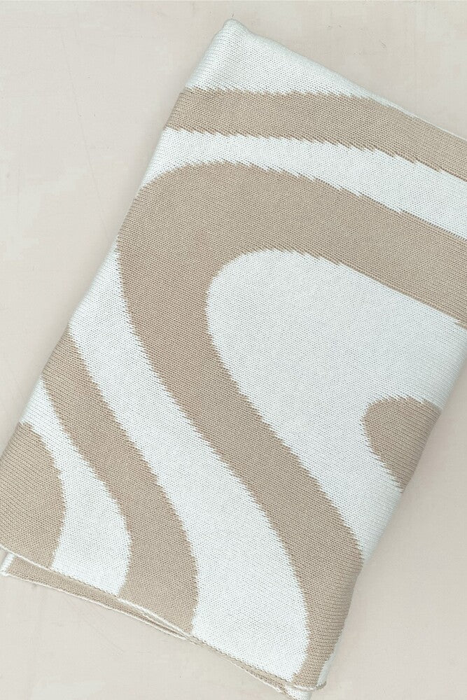 Ripples Blanket Caramel