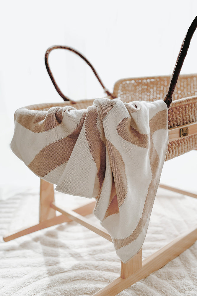 Ripples Blanket Caramel