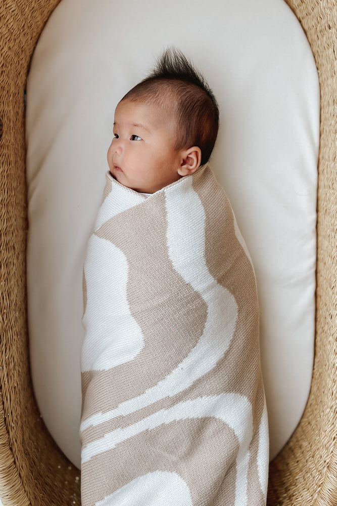 Ripples Blanket Caramel