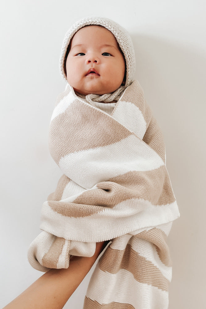 Ripples Blanket Caramel