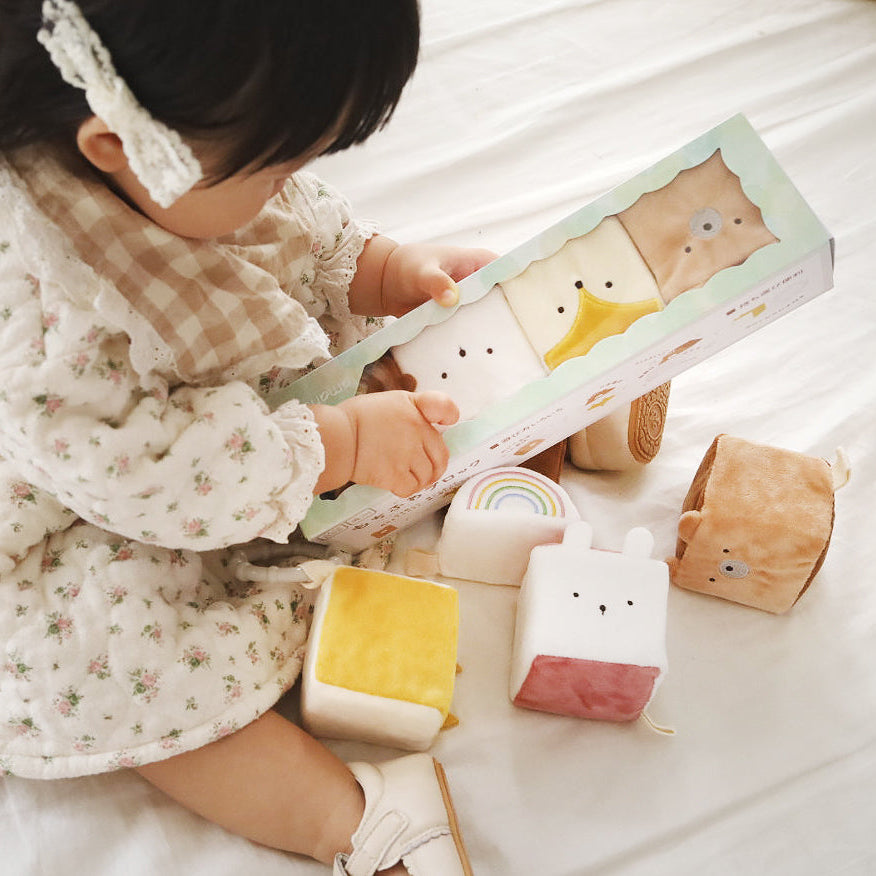 Forest Friends Soft Baby Blocks