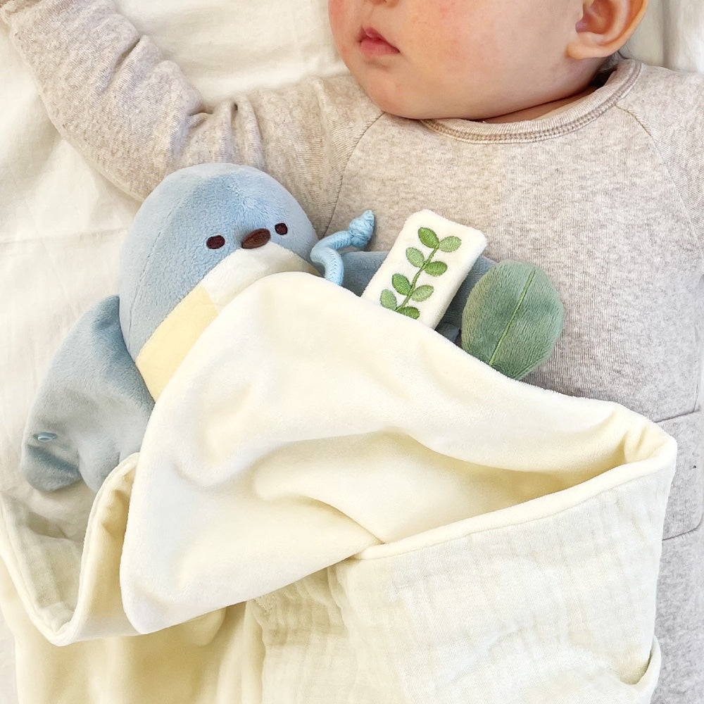 Bluebird Plush and Comforter