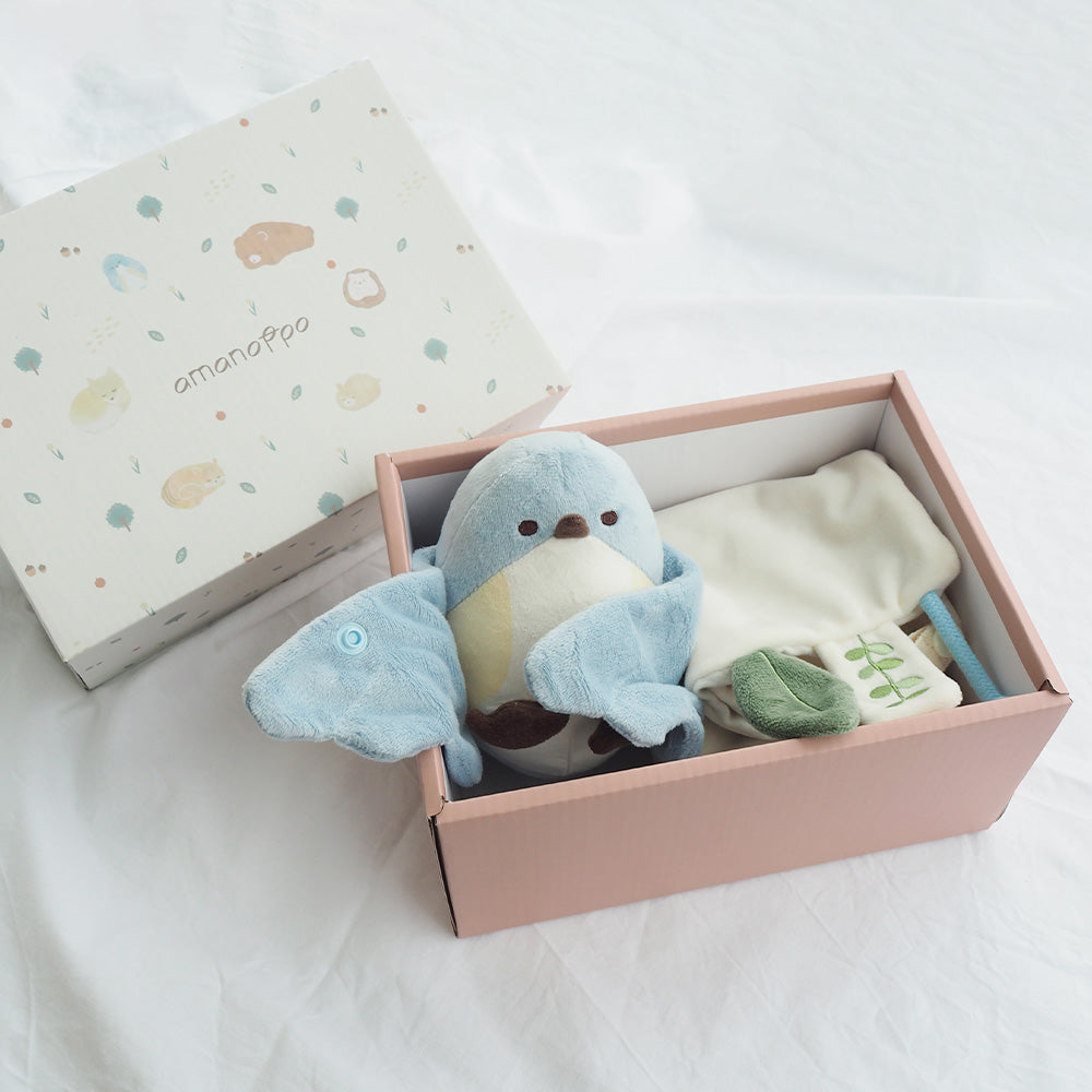 Bluebird Plush and Comforter