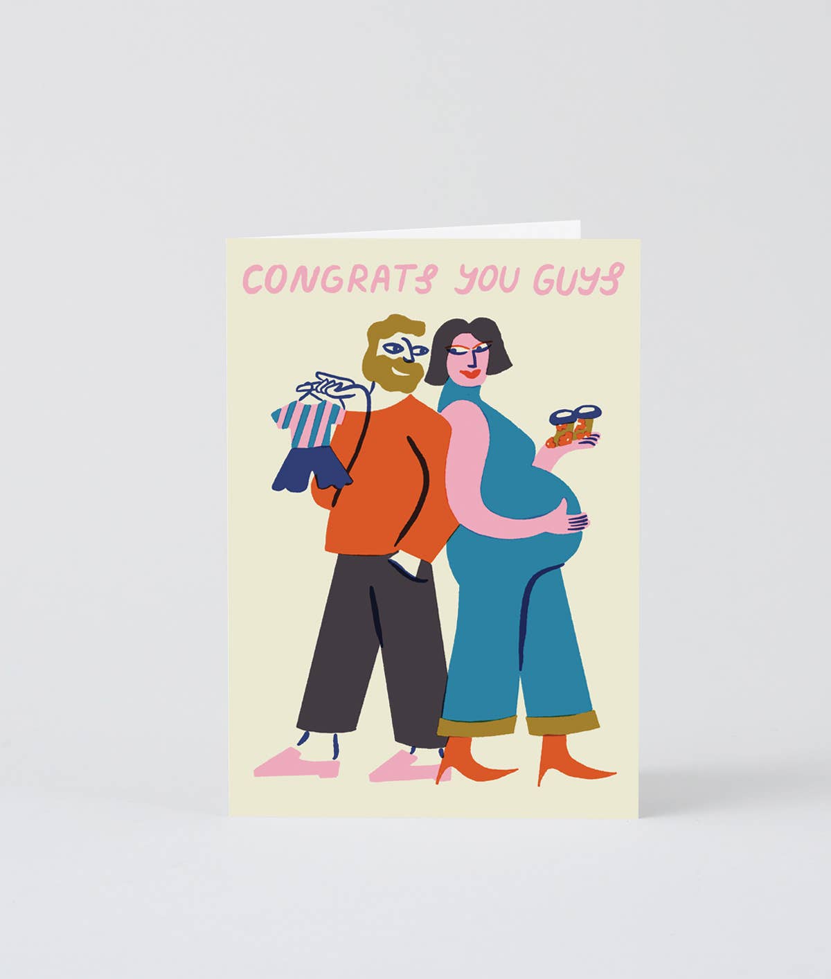 ‘Congrats You Guys' Greetings Card