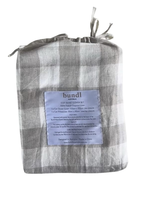 Cot Duvet &amp; Pillow Cover Set- COVER ONLY