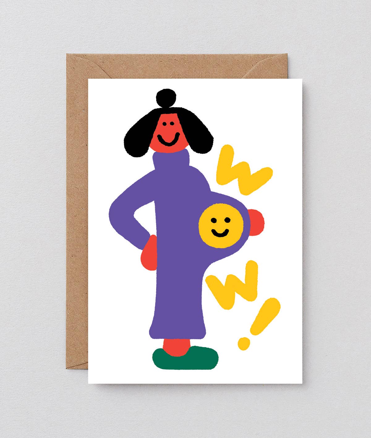 'Wow!' Greetings Card