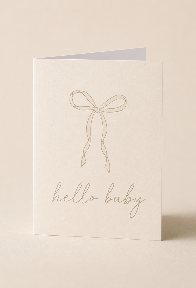 Hello Baby Greeting Card