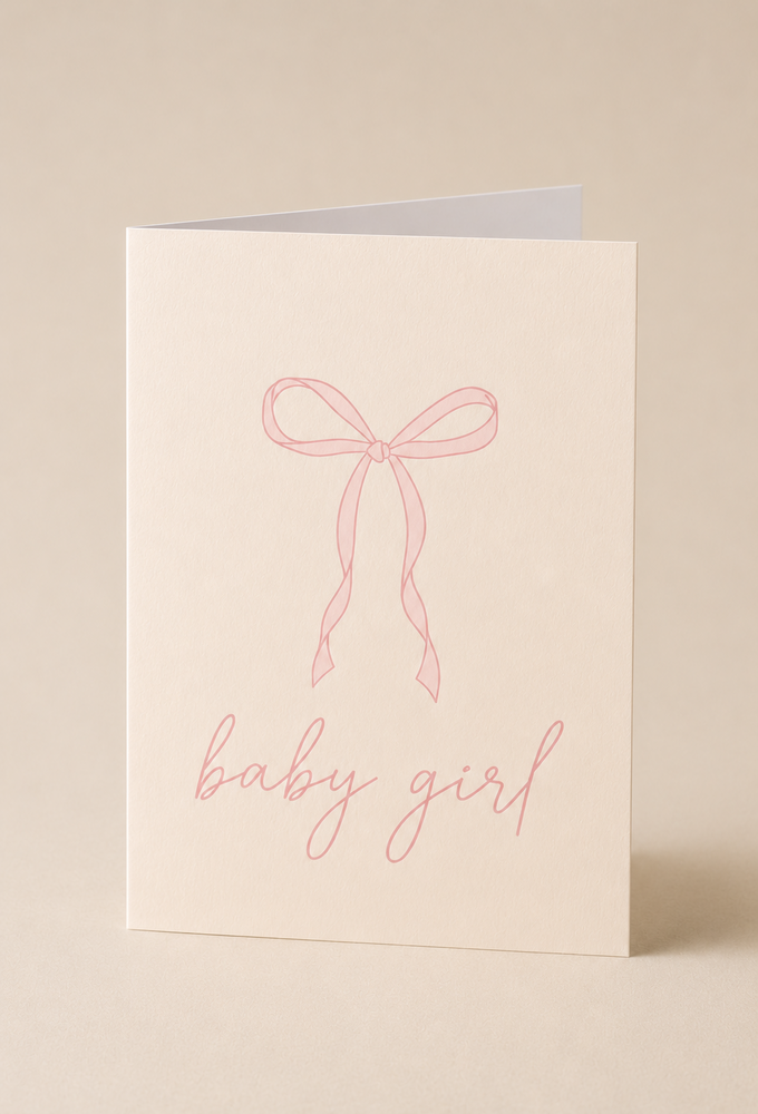 Baby Girl Greeting Card