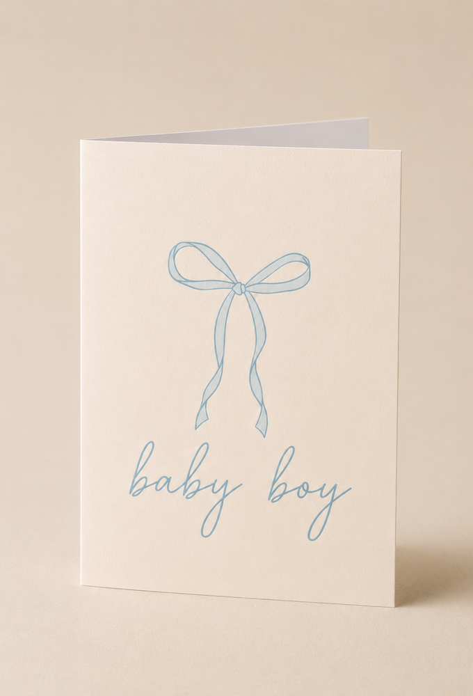 Baby Boy Greeting Card