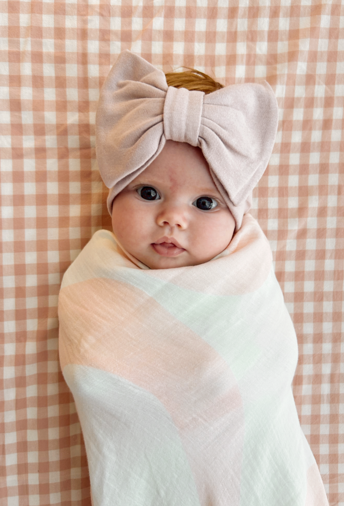 Organic Strawberry Sorbet Ripples Swaddle