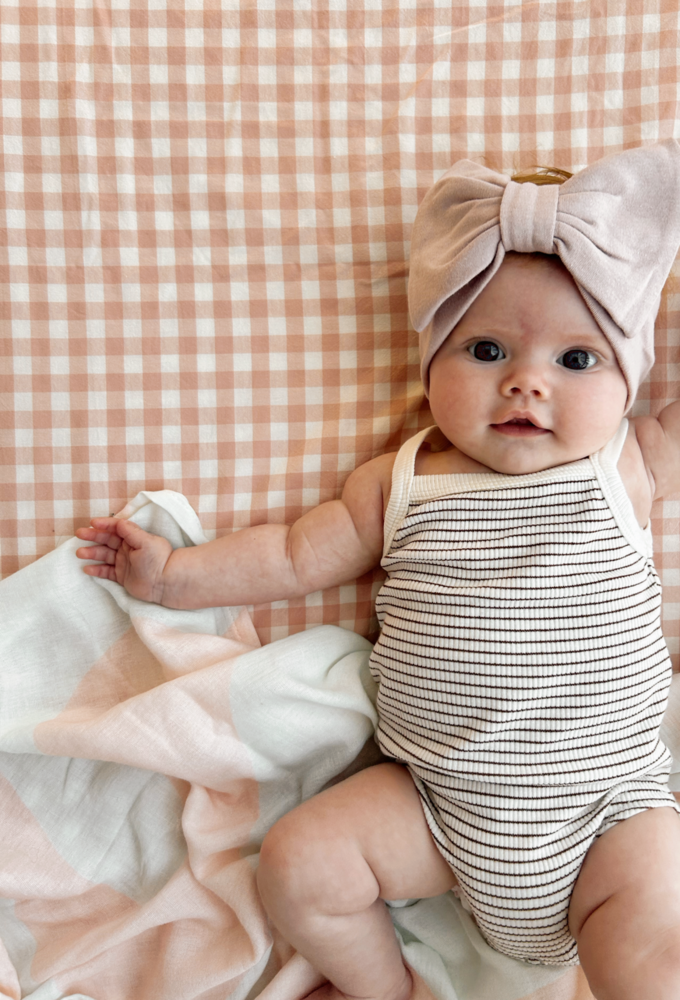 Organic Strawberry Sorbet Ripples Swaddle