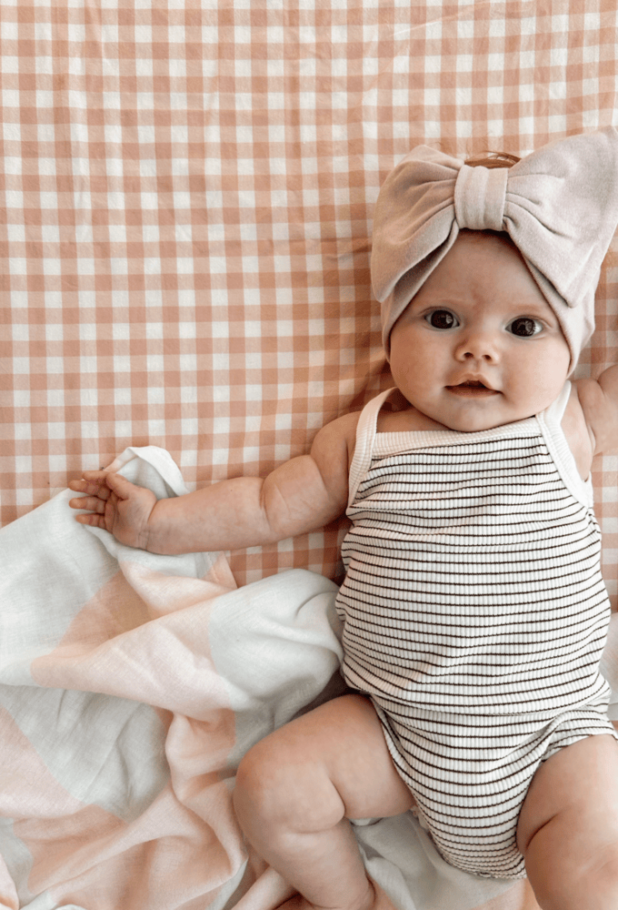 Organic Strawberry Sorbet Ripples Swaddle