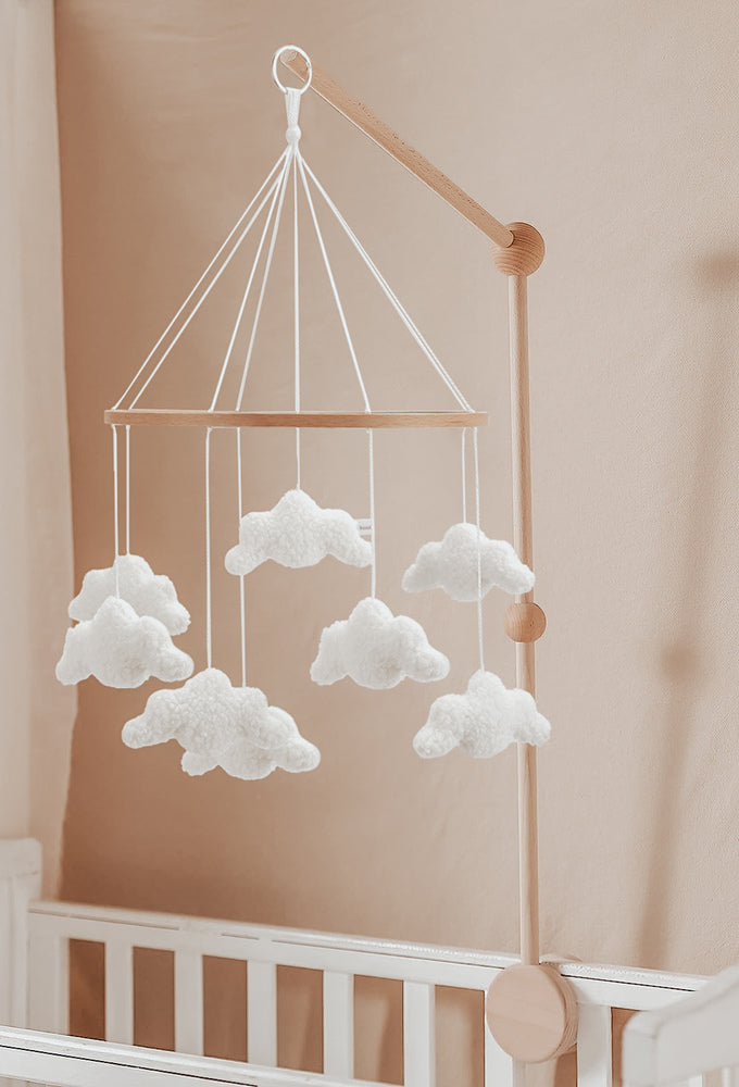 Boucle Clouds Hanging Mobile