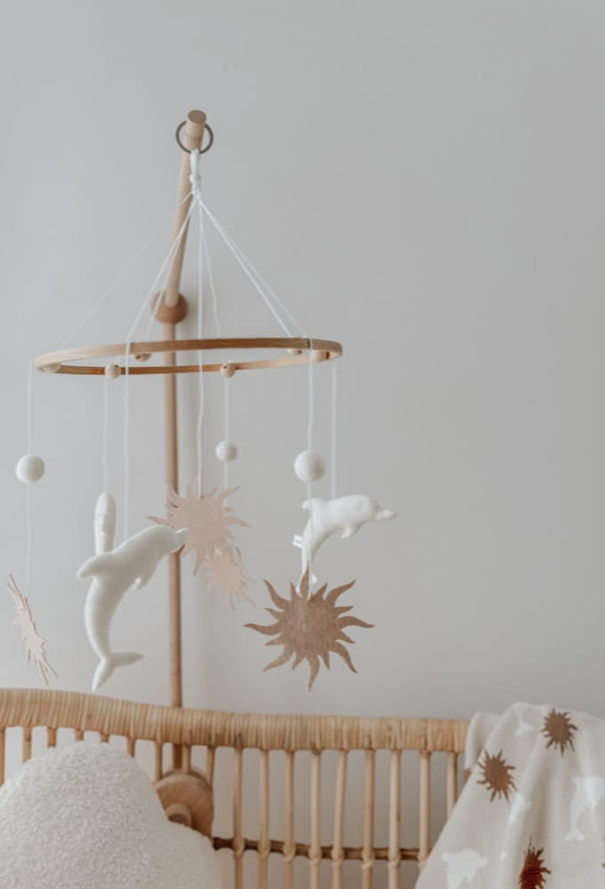 Dolphin Felt Hanging Mobile