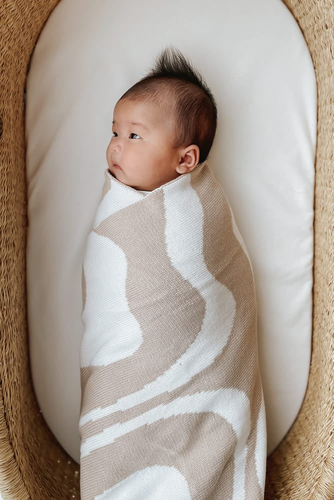 Ripples Blanket Caramel